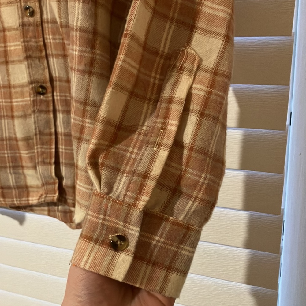 Flannel Lace Button Down - Picture 6 of 12